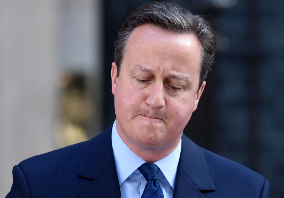 David Cameron announced his resignation in 2016