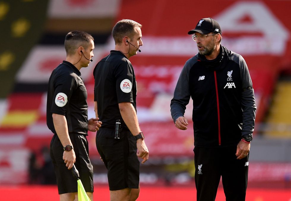 David Coote Jurgen Klopp