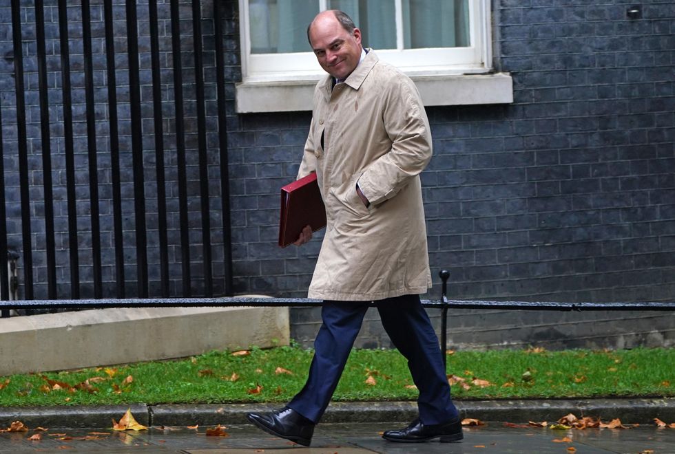 Defence Secretary Ben Wallace arrives in Downing Street, London, ahead of the government's weekly Cabinet meeting. Picture date: Tuesday September 14, 2021.