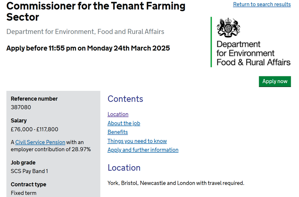 Defra job