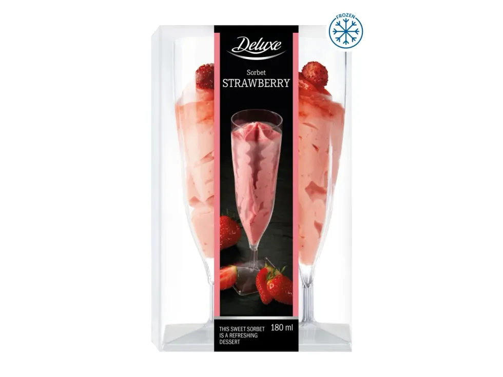 Deluxe Strawberry Sorbet