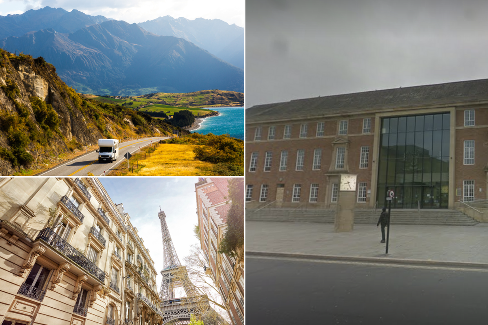 Derby City Council; Stock image of Paris and New Zealand