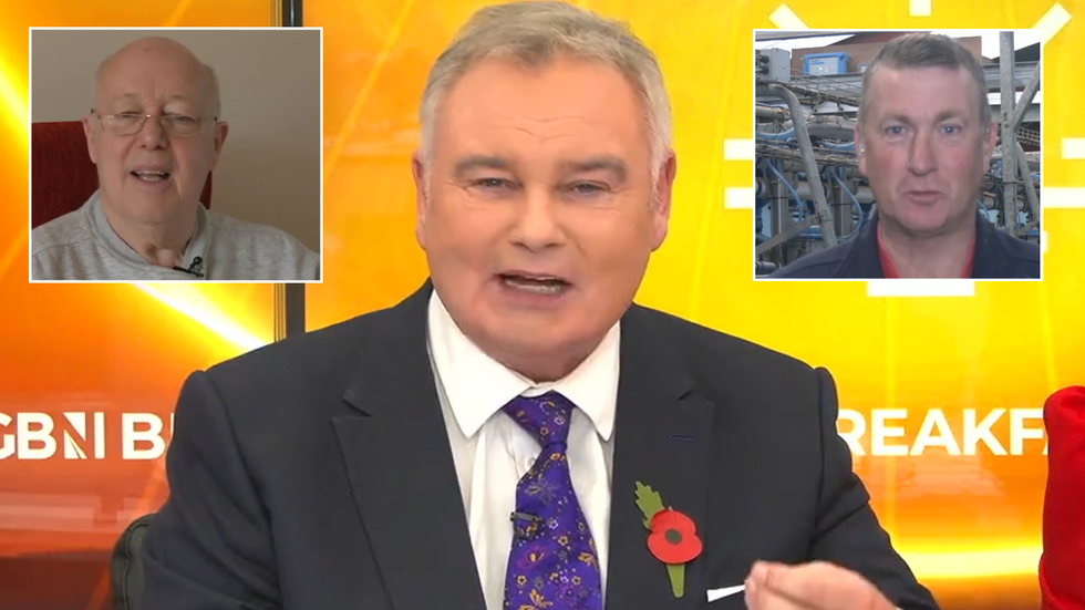 Derek Brown, Eamonn Holmes and Sam Hanna