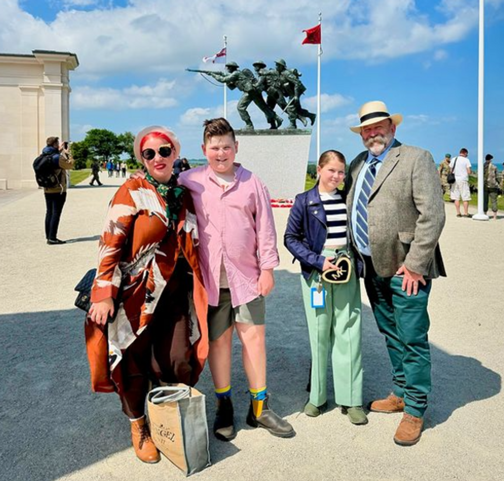 Dick Strawbridge and family