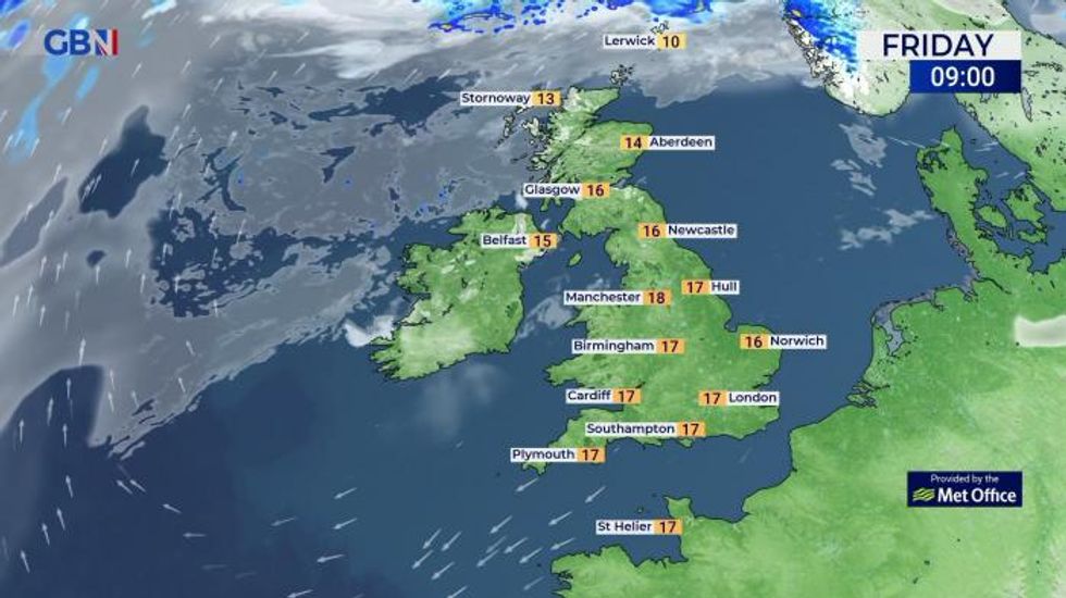 UK weather: Staying fine and dry for most