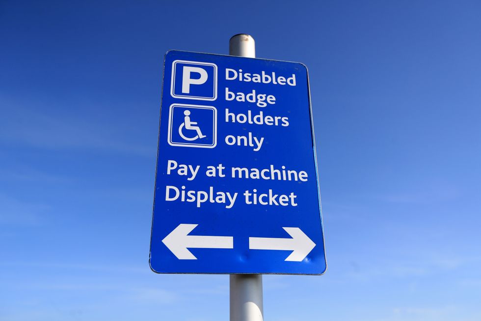 Disability sign