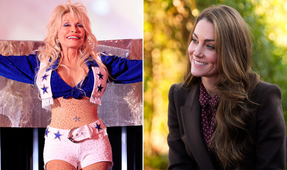 Dolly Parton and Kate Middleton