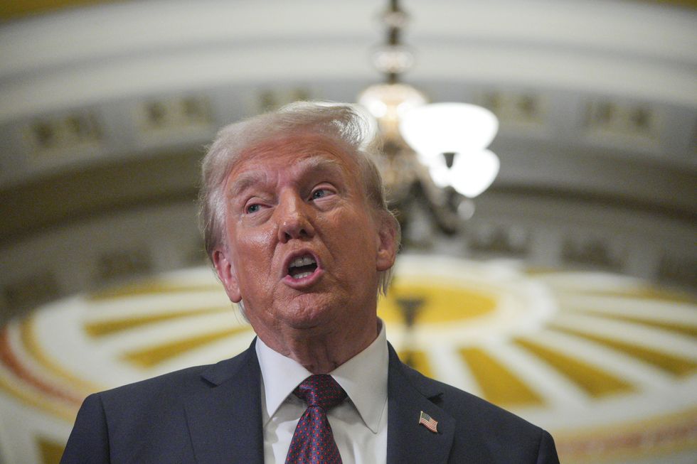 donald j trump speaking in the US capitol