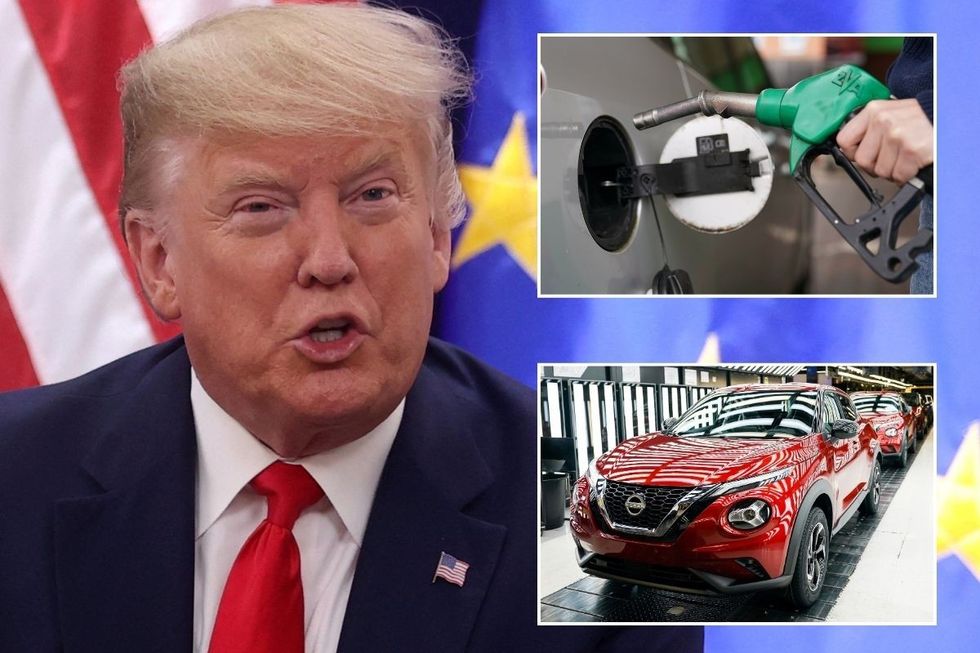 Donald Trump, a petrol pump and the Nissan production line in Sunderland