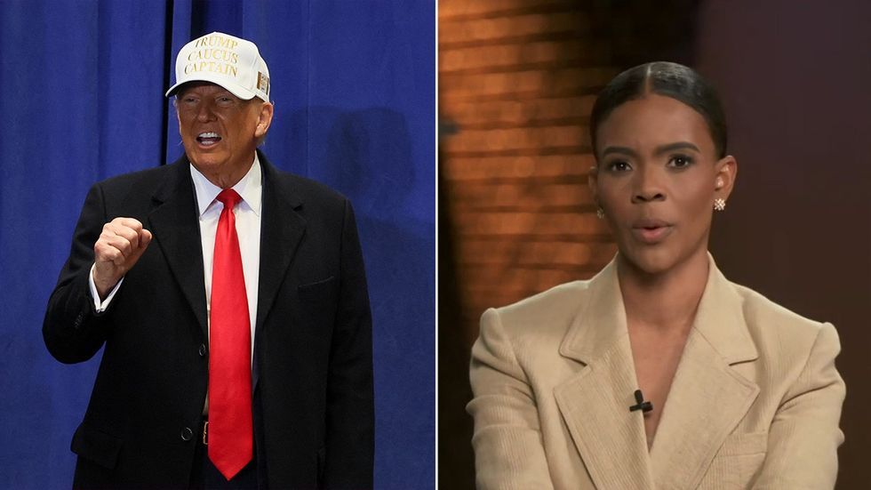 Donald Trump and Candace Owens