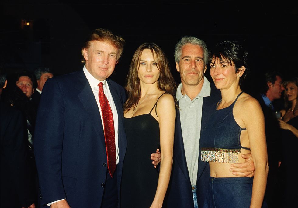 Donald Trump and Jeffrey Epstein