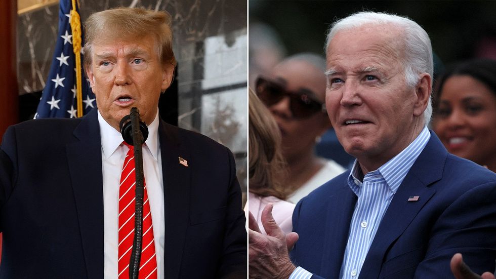 Donald Trump and Joe Biden