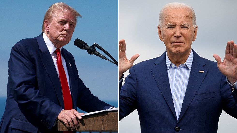 Donald Trump and Joe Biden