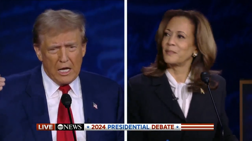 Donald Trump and Kamala Harris