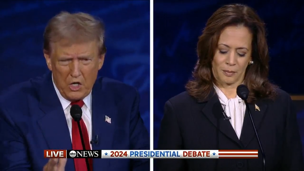 Donald Trump and Kamala Harris