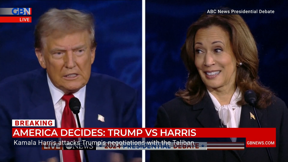 Donald Trump and Kamala Harris