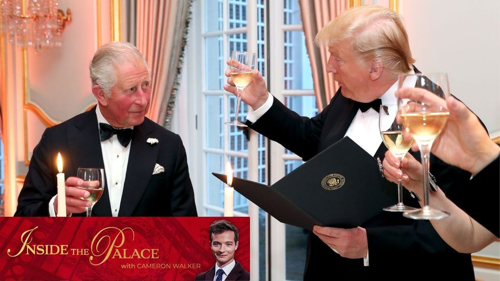 Donald Trump and King Charles