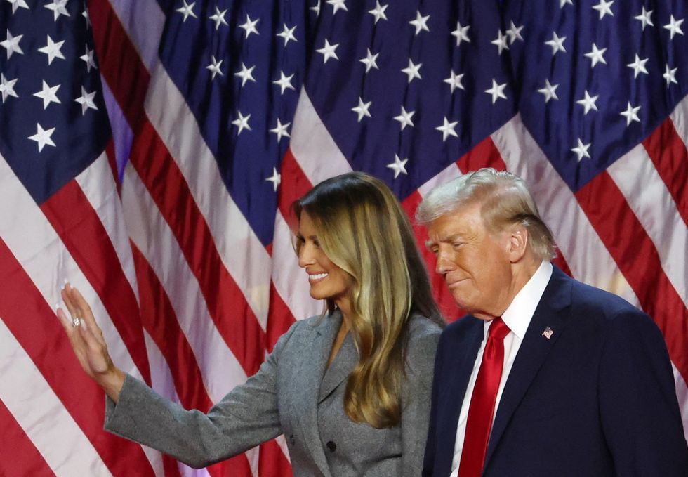 Donald Trump and Melania Trump