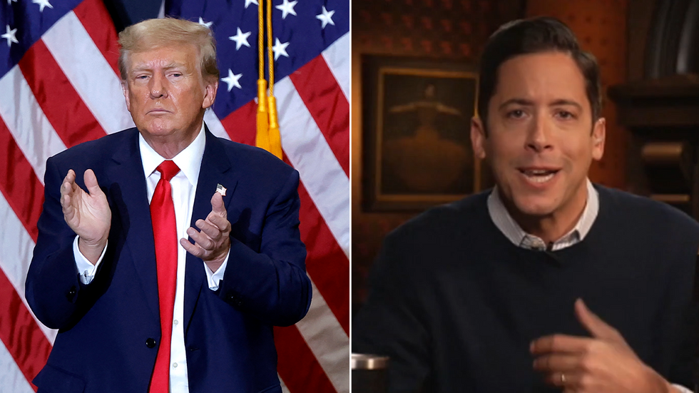 Donald Trump and Michael Knowles