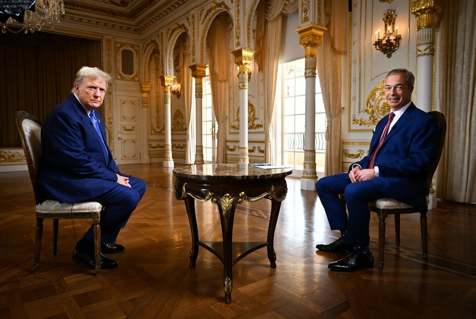 Donald Trump World Exclusive Interview With Nigel Farage To Air Tomorrow On Gb News