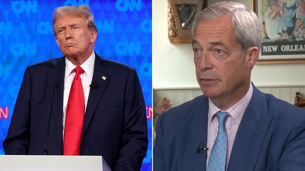 Donald Trump and Nigel Farage