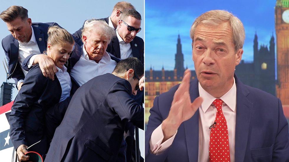 Donald Trump and Nigel Farage