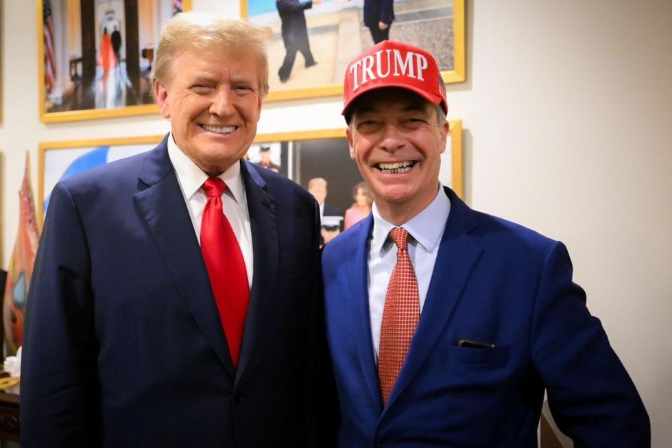 Donald Trump and Nigel Farage