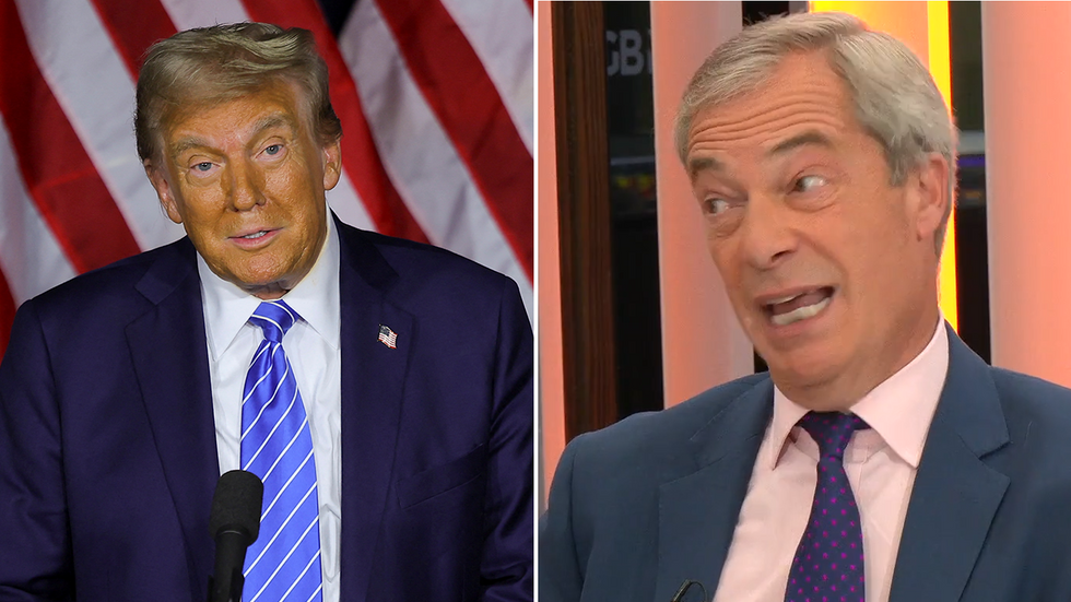 Donald Trump and Nigel Farage