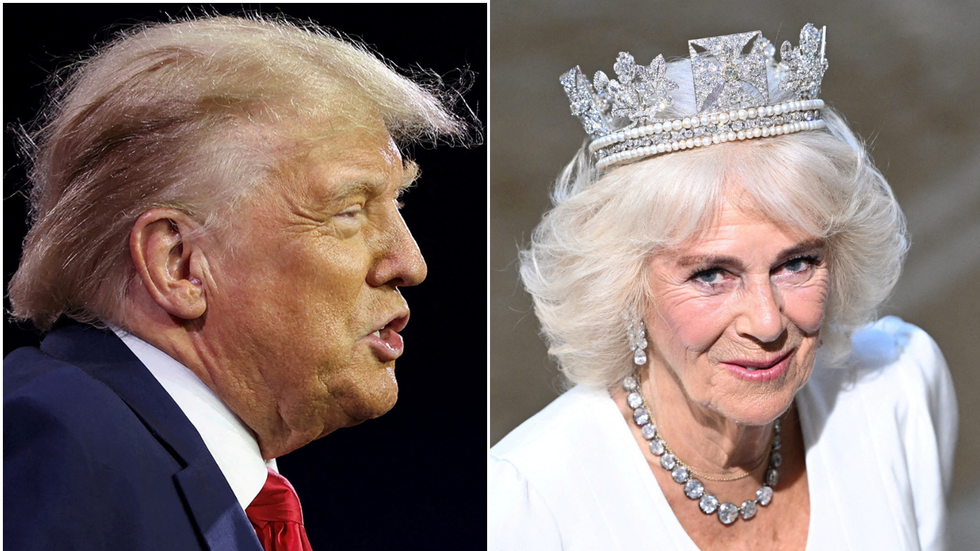 Donald Trump and Queen Camilla