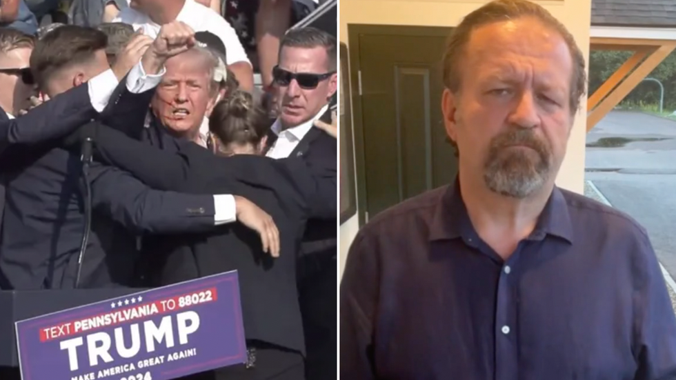 Donald Trump and Sebastian Gorka