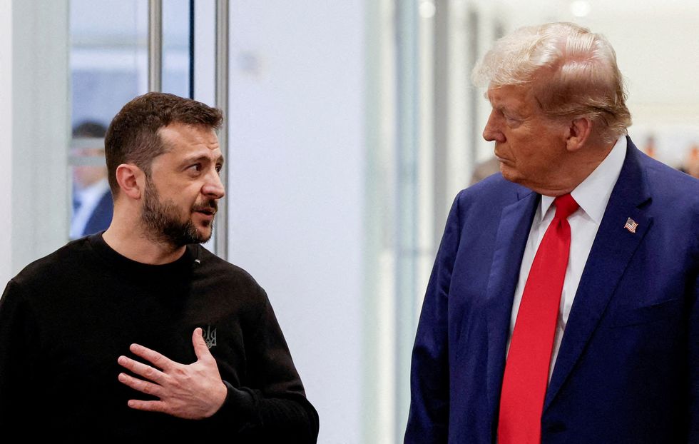 Donald Trump and Volodymyr Zelenskyy