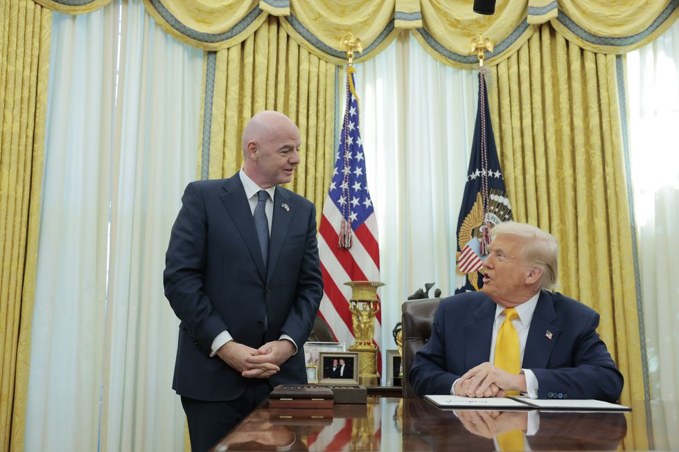 Donald Trump Gianni Infantino