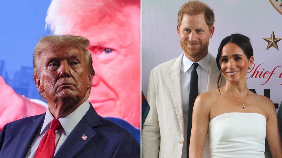 Donald Trump, Harry and Meghan