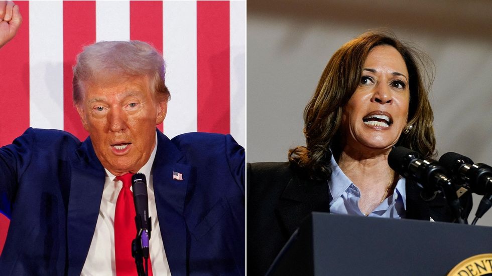 Donald Trump, Kamala Harris