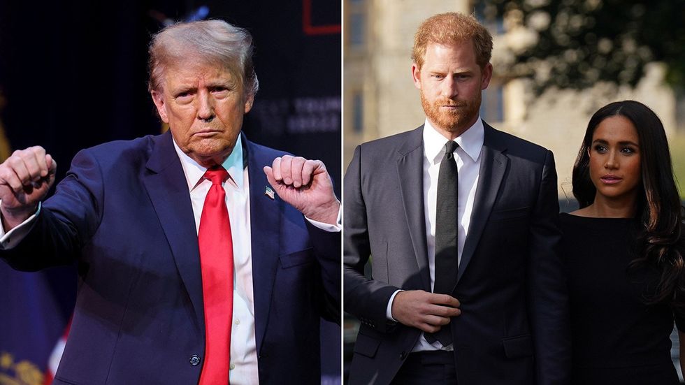 Donald Trump, Prince Harry, Meghan Markle