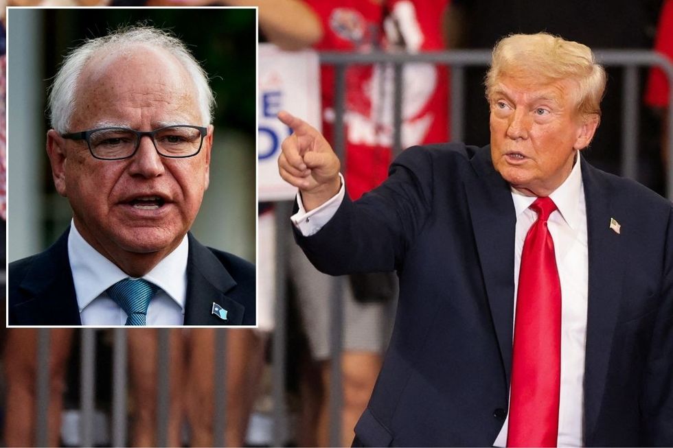 Donald Trump unleashes damning attack on 'liberal extremist' Tim Walz after being selected as Kamala Harris's running-mate