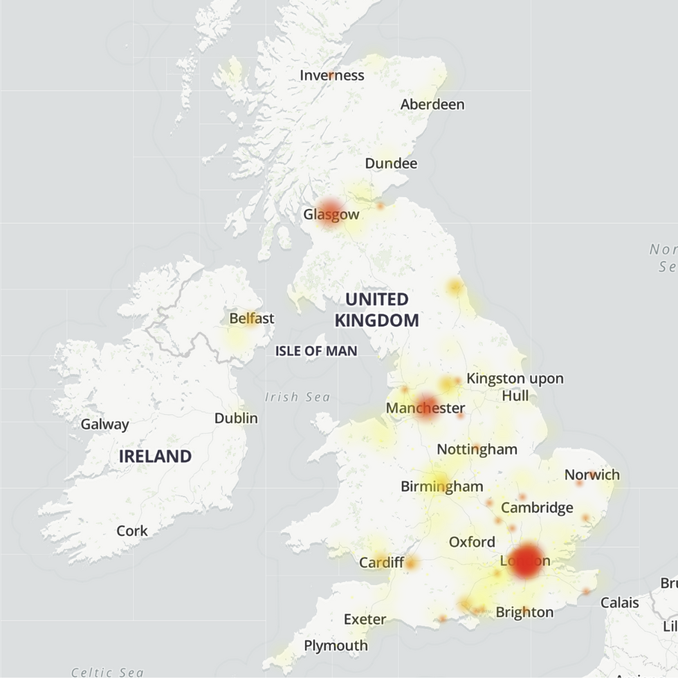 DownDetector 'heat map'