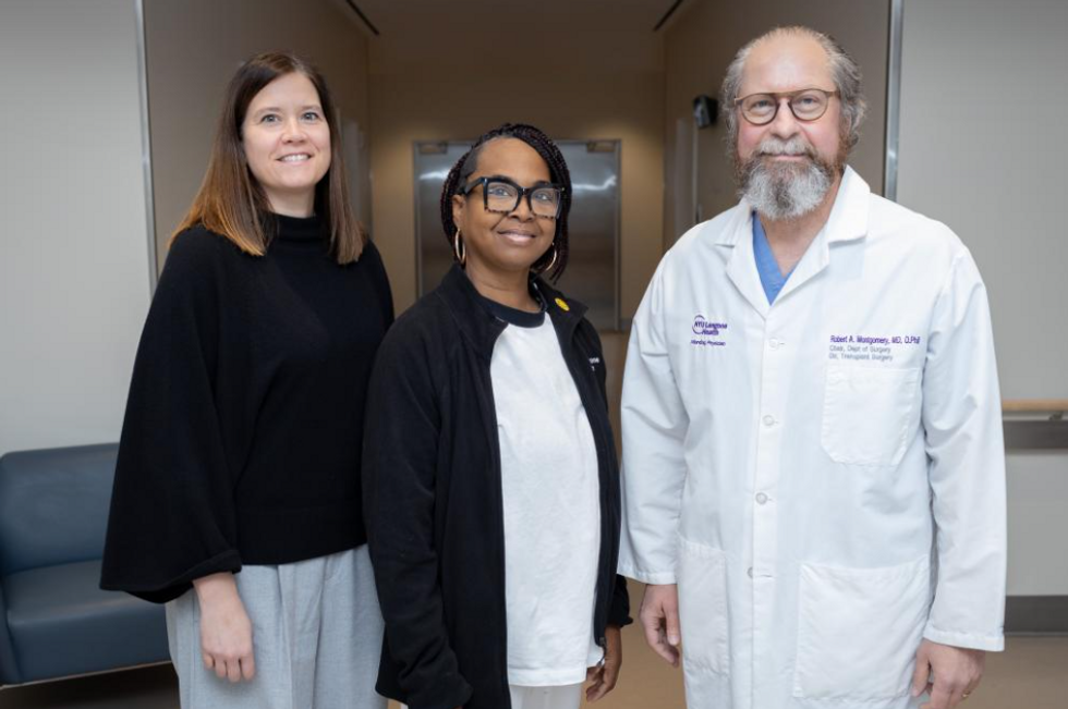 Dr. Jayme Locke, Towana Looney, and Dr. Robert Montgomery