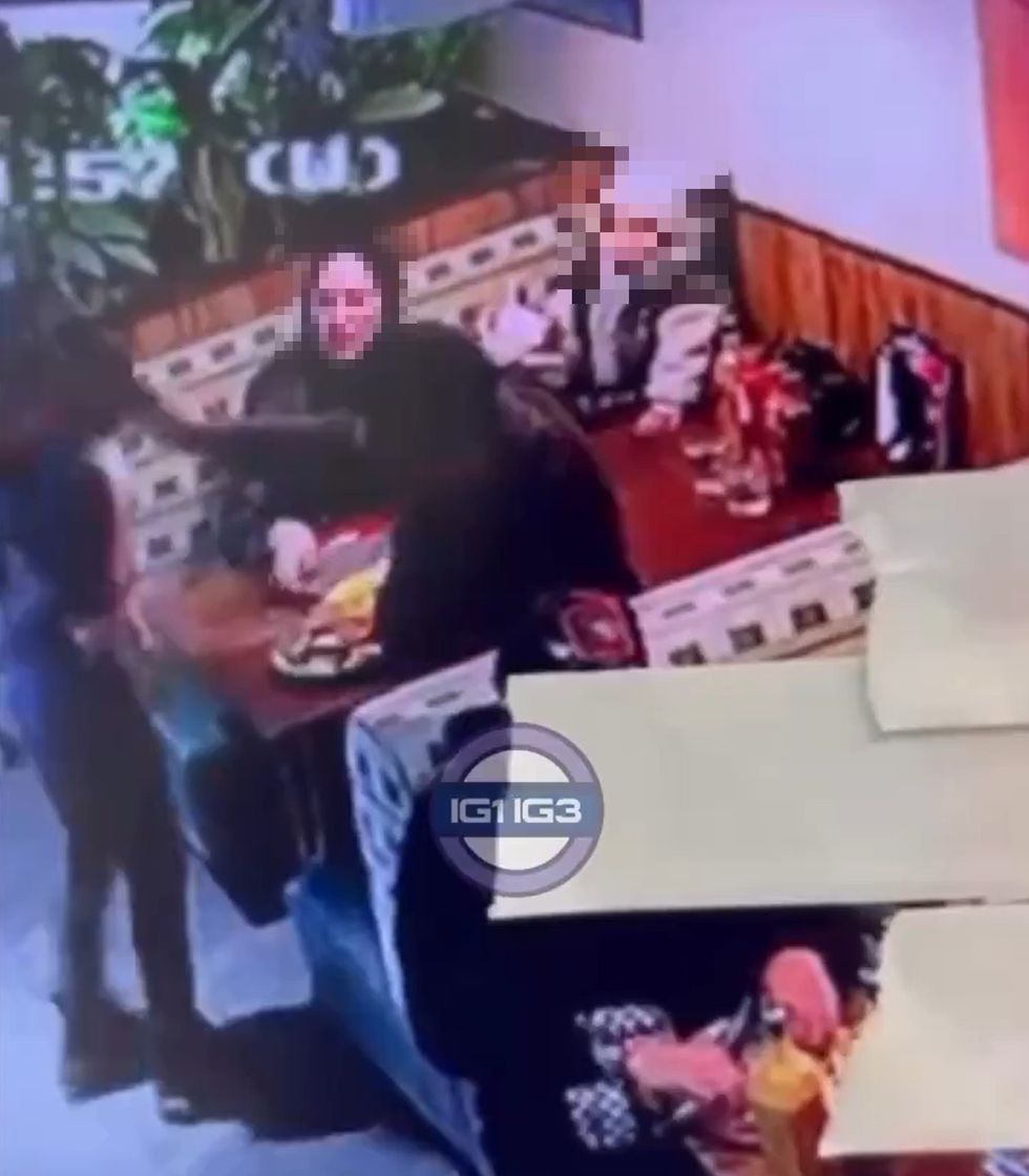 Dramatic moment man hits Nando's waitress with plate in 'unprovoked' assault