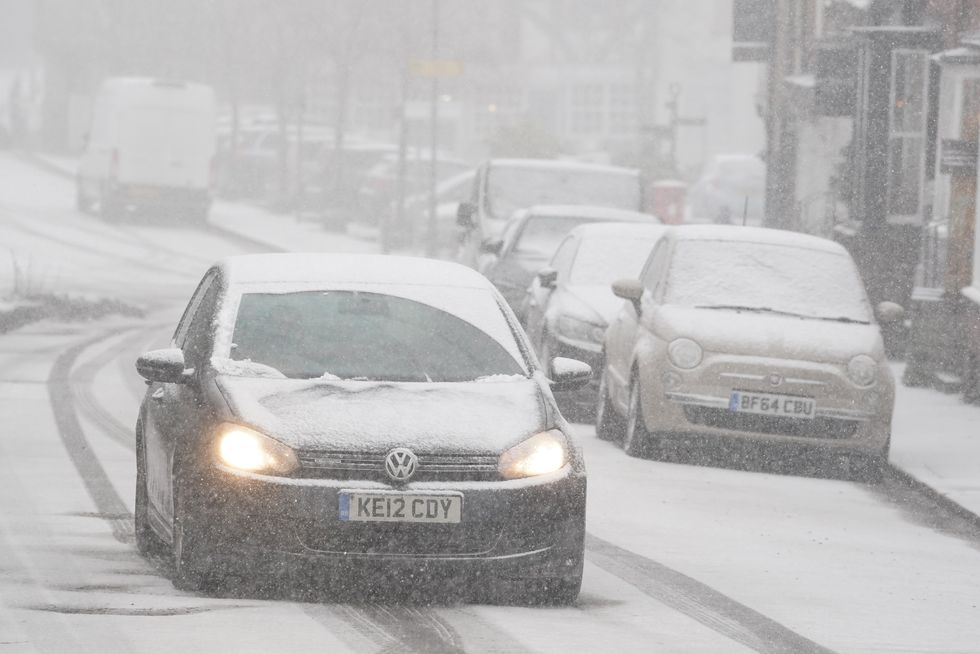 Driving in snow