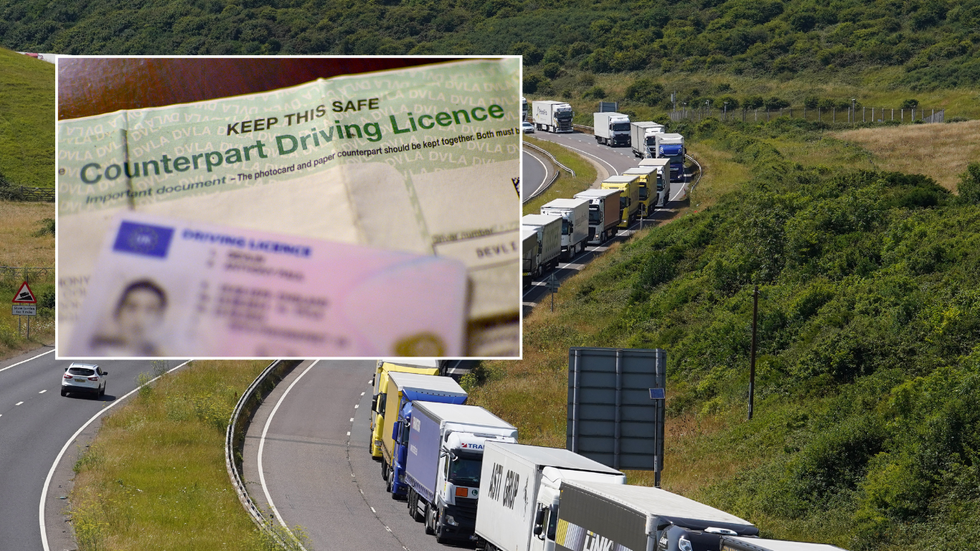 driving licence and lorries