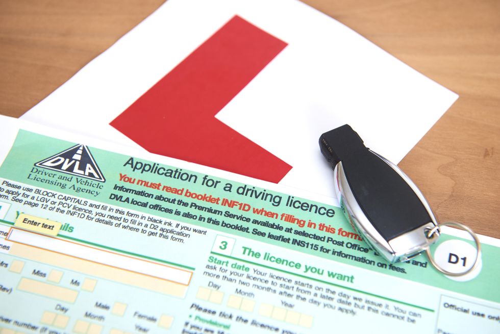 Driving licence application