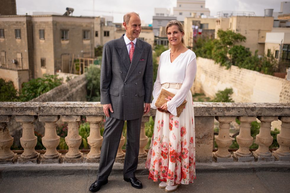 Duchess of Edinburgh and Prince Edward 