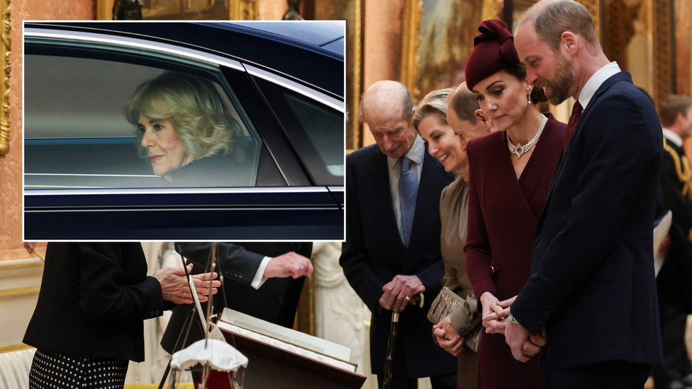 Duchess of Edinburgh, Prince Edward, Prince William, Kate Middleton and the Duke of Kent