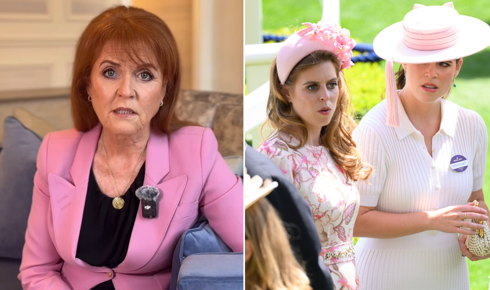 Duchess of York, Princess Eugenie and Princess Beatrice