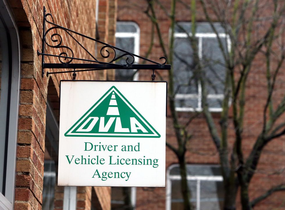 DVLA sign