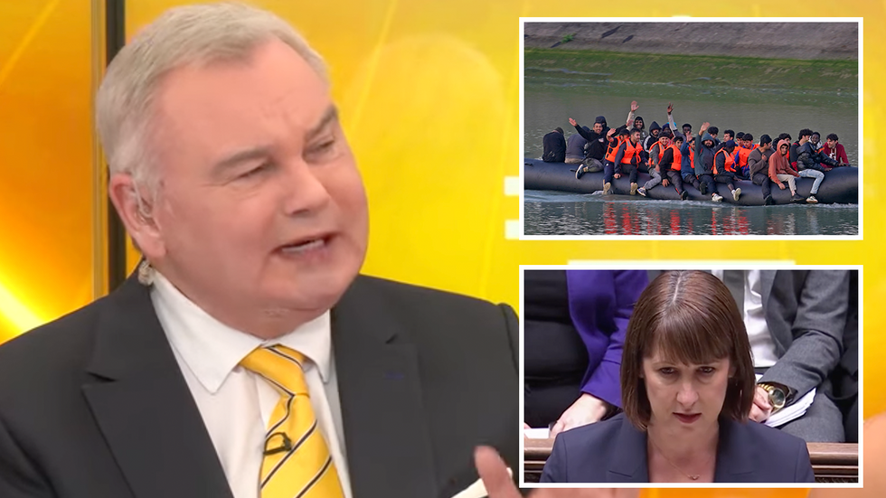 Eamonn Holmes, a migrant boat and Rachel Reeves