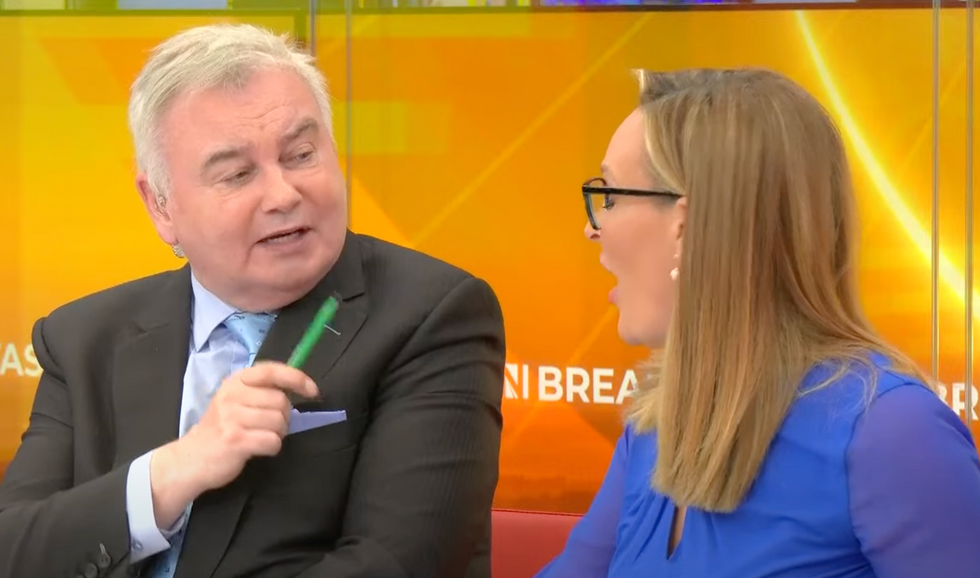 Eamonn Holmes and Isabel Webster