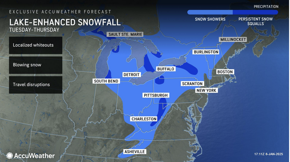 Eastern states weather forecast