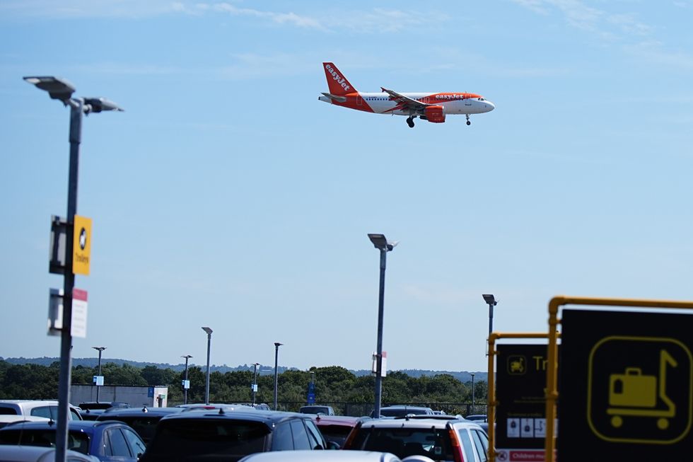 easyJet flight